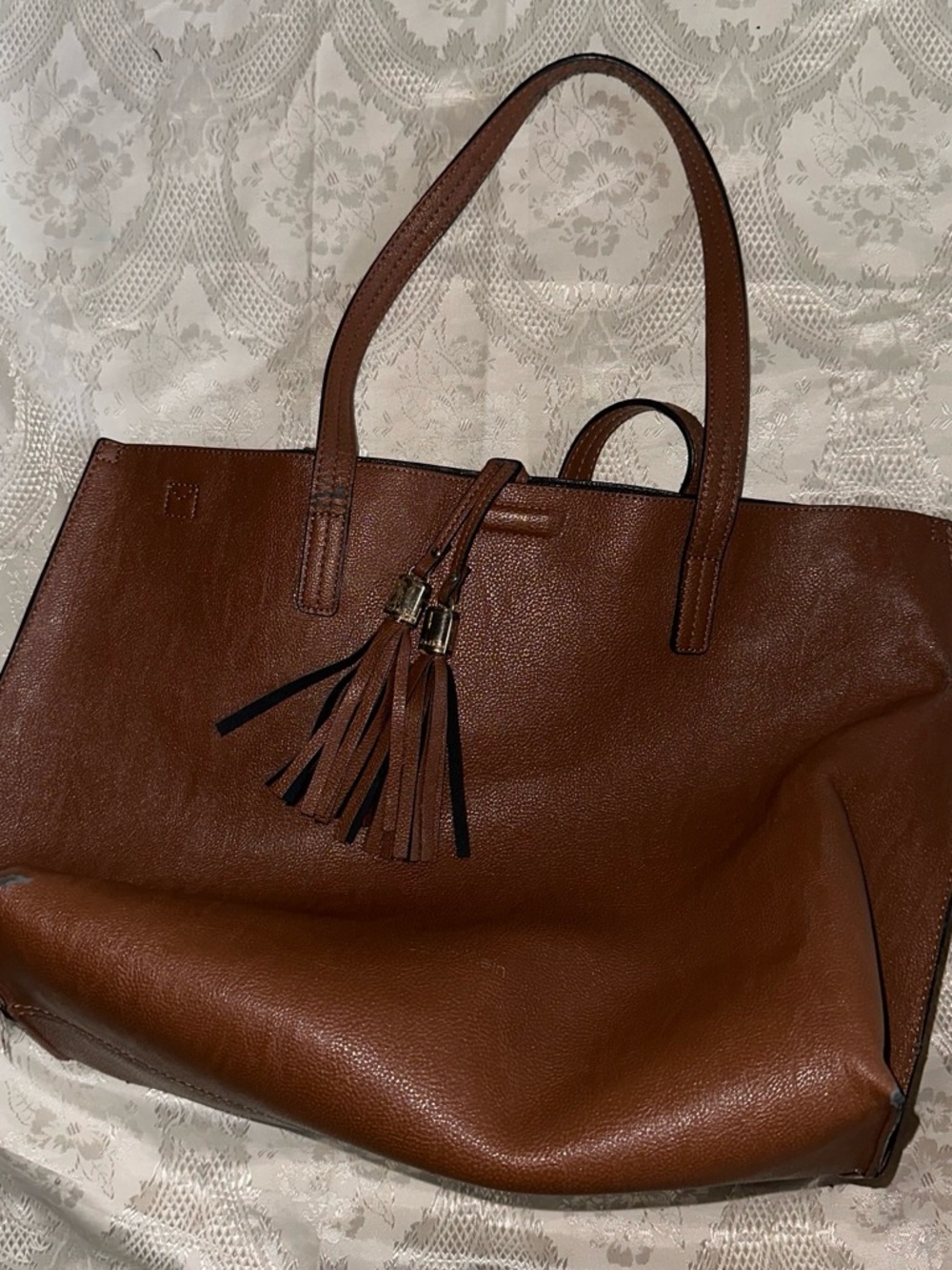 Calvin Klein brown bag with wallet included